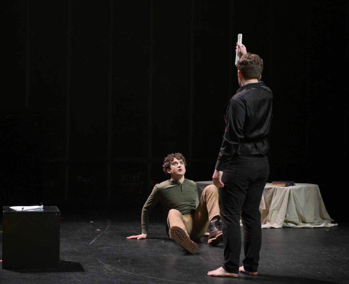 Production photo of "Myths and Hymns"